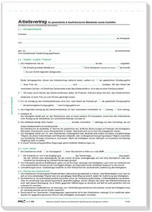 RNK Verlag Vordruck Arbeitsvertrag gewerblich/kaufmännisch