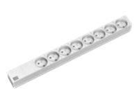 BACHMANN BACHMANN Steckdosenleiste 19 1HE 8xUTE Dosen 1xKle
