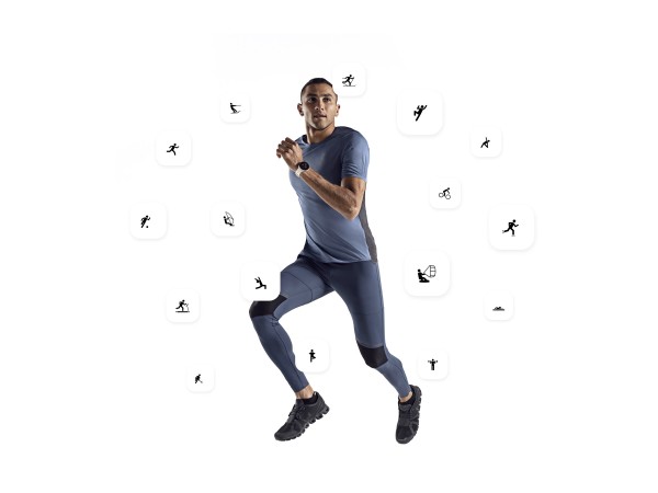 POLAR POLAR Pacer 3,05 cm (1.2" ) MIP 45 mm Weiß GPS (900102175)