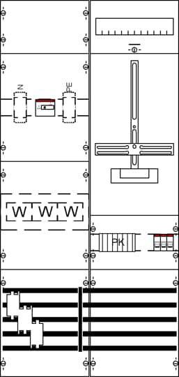 ABB ABB Mess-u.Wandlerfeld Feld KA4311 kpl.BH3 2CPX034032R9999