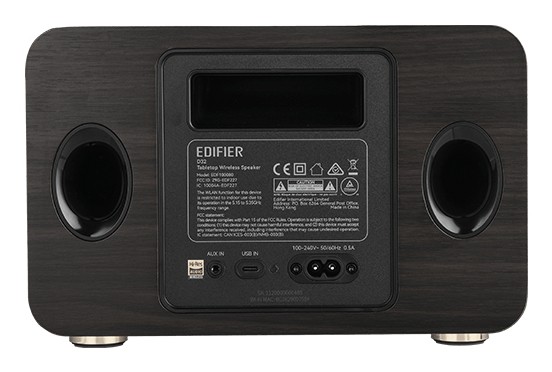 EDIFIER D32 (dunkelbraun/silber) D32 BK