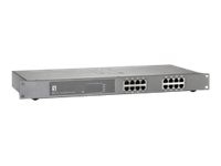 LEVELONE LEVEL ONE LevelOne GEP-1621 16-Port Gigabit PoE-Plus Switch, 240W