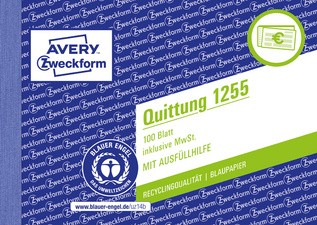 AVERY Zweckform Recycling-Formularbuch "Qittung inkl. MwSt."