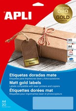 agipa Folien-Etiketten, 63,5 x 29,6 mm, gold