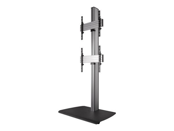 B-TECH B-TECH SystemX Standfuß für Dual-Diplays übereinander (VESA 600 x 400) - 1.8m