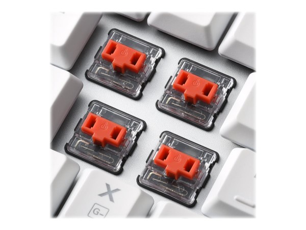 SHARKOON SHARKOON PureWriter TKL RGB, Mechanische Gaming-Tastatur mit Kailh Red-Schaltern, Stufenlos regulier