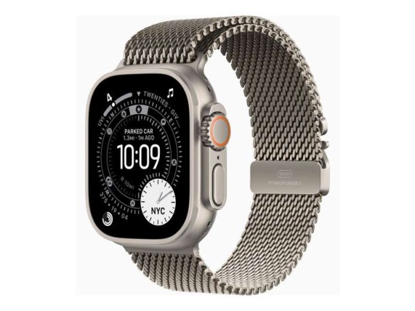 APPLE Watch Ultra 3 Titanium Cellular 49mm Natur (Milanaise Titan natur) Sm MEWW4QF/A