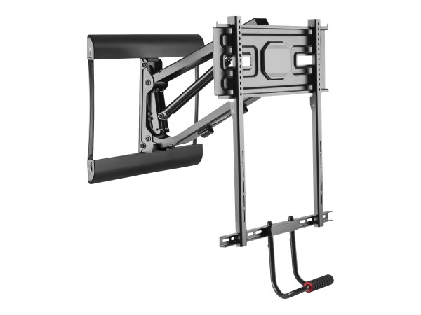 EQUIP Monitor Tischhalterung 43"-50" pull-down TV Wand schw. 650326