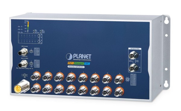 PLANET TECHNOLOGY PLANET TECHNOLOGY Industrial L3 16-Port M12 Managed
