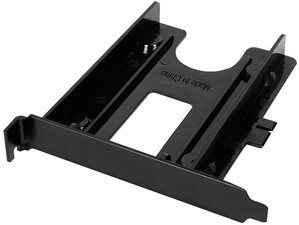 LogiLink PCI-Slot Einbaurahmen für 2,5" Festplatten, schwarz