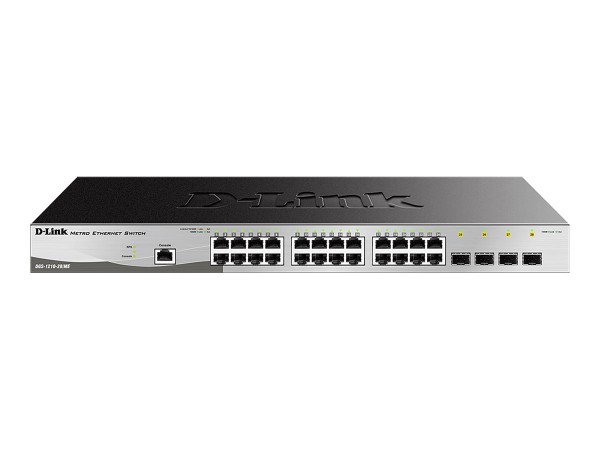 D-LINK Smart+ L2+ Managed Switch 24ports Gigabit & 4ports SFP DGS-1210-28/ME/E