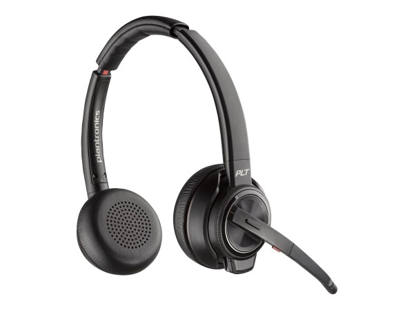 HP Poly Savi 8220 Office - Savi 8200 series - Headset - On-Ear - DECT - kab 8D3J2AA