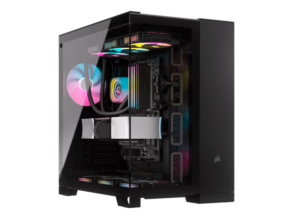 CORSAIR Geh Midi 6500X (Tempered Glass) Black CC-9011257-WW
