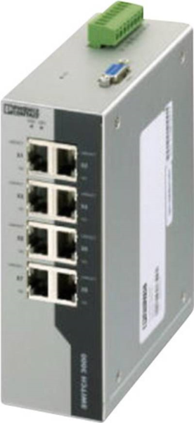 PHOENIX CONTACT PHOENIX CONTACT Industrial Ethernet Switch FL SWITCH 3008 Anzahl Ethernet Ports: 8