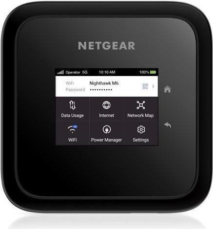 NETGEAR MR6150-100EUS NIGHTHAWK 5G WIFI6 Mobile Router mit bis zu 2.5Gbps 5G Speed. Unterstützt bis zu 32 Ge