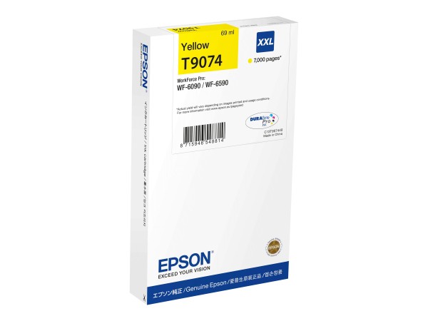EPSON T9074 Größe XXL Gelb Tintenpatrone C13T907440