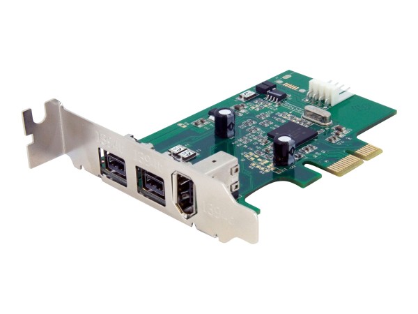 STARTECH.COM 3 Port 800+400 FireWire PCI Express Schnittstellen Combo Karte PEX1394B3LP
