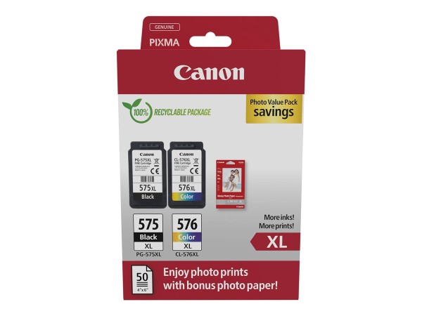 CANON PG-575XL /CL-576XL Ink Cartridge PVP 5437C006