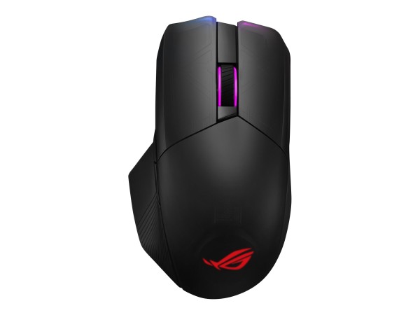 ASUS Maus Asus ROG Chakram Gaming Maus m. Aura Sync, Qi Charging 90MP01K0-BMUA00