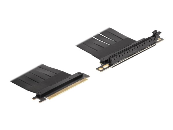 DELOCK Riser Karte PCI Express x16 Stecker zu x16 Slot 90 gewinkelt mit Kab 88028