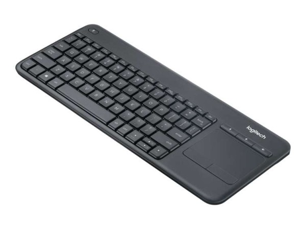 LOGITECH K400 Plus Tastatur RF Wireless QWERTY Schwarz (920-007119) 920-007119