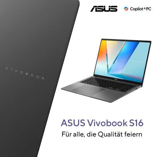 ASUS Vivobook S 16 S3607QA-SH095W 40,6cm (16") Snapdragon X1-26-100 16GB 1T 90NB16C1-M007M0