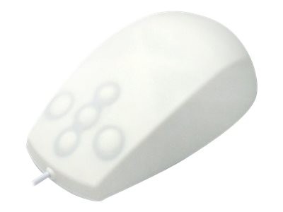 CHERRY ACTIVEKEY Medical medium - Maus - optisch - 5 Tasten - verkabelt - USB - weiß