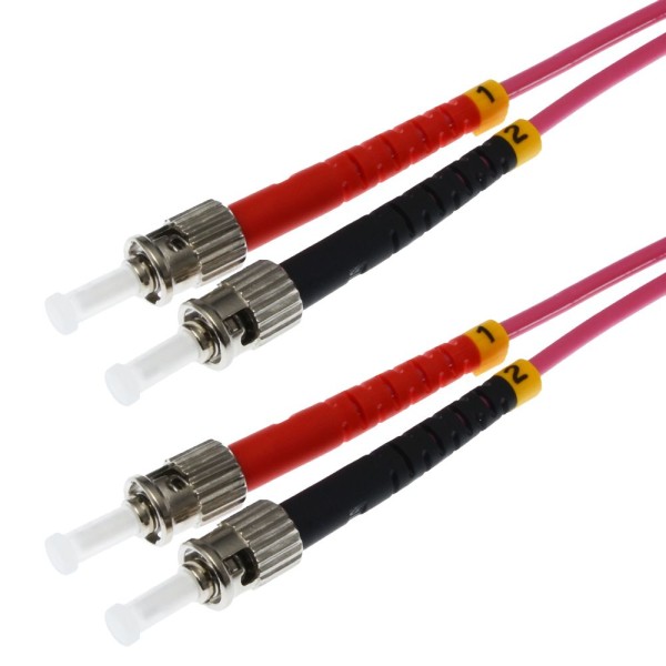 HERWECK HERWECK Helos - Patch-Kabel - ST multi-mode (M) - ST multi-mode (M) - 50 cm - Glasfaser - 50/125 Mik