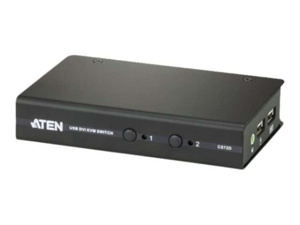 ATEN CS72D KVM Switch DVI, USB, Audio, 2 Ports CS72D