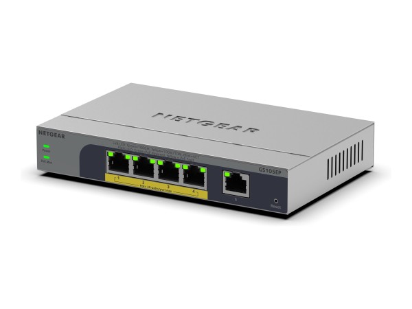 NETGEAR NETGEAR 5PT GB PLUS Switch W/ POE+ GS105EP