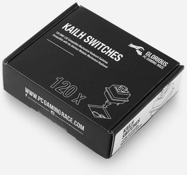 GLORIOUS GLORIOUS PC Gaming Race KAI-BLACK Eingabegerätzubehör Tastatur-Schalter (KAI-BLACK)