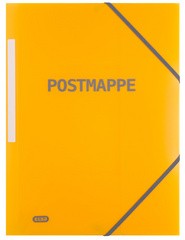 Oxford Postmappe, DIN A4, PP, transparent-gelb