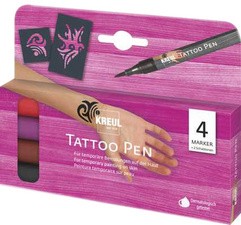 KREUL Tattoo Pen, 4er-Set