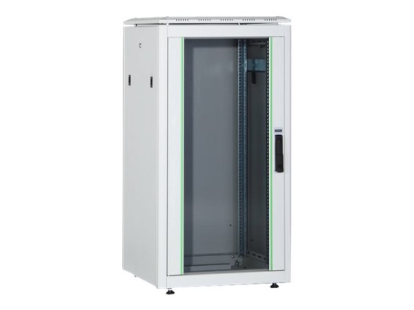 DIGITUS 26U Netzwerkschrank Unique 1342x800x800mm Farbe Grau RAL 7035 DN-19 26U-8/8-1