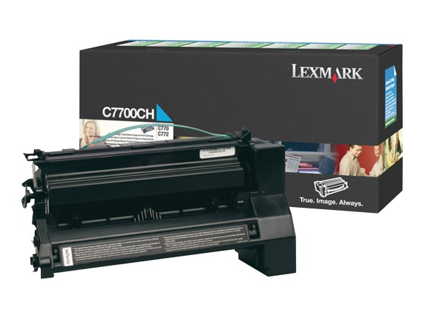 LEXMARK Cyan Tonerpatrone LCCP, LRP C7700CH
