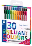 STAEDTLER Fineliner triplus BRILLIANT COLOURS, 36er Etui