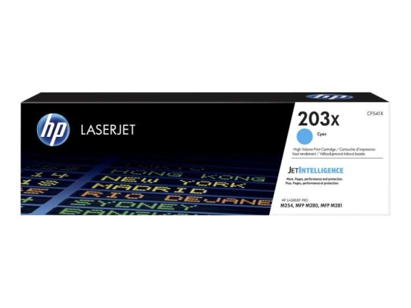 HP 203X Cyan LaserJet Tonerpatrone (CF541X) CF541X