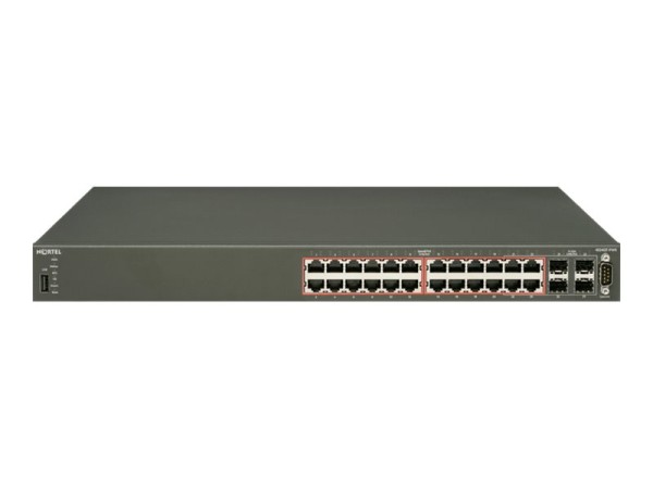 AVAYA AVAYA Ethernet Routing Switch 4524GT-PWR - Switch - verwaltet - 24 x 10/100/1000 (PoE) + 4 x Shared