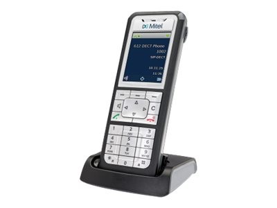 MITEL MITEL 612d Set V2 DECT Mobilteil Silber-Schwarz