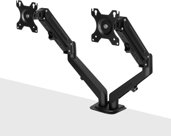 LINDY LINDY Dual Mount Desktop Gasfederarm - Schwarz
