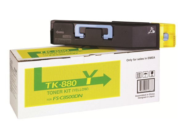 KYOCERA TK 880Y Gelb Tonerpatrone TK-880Y