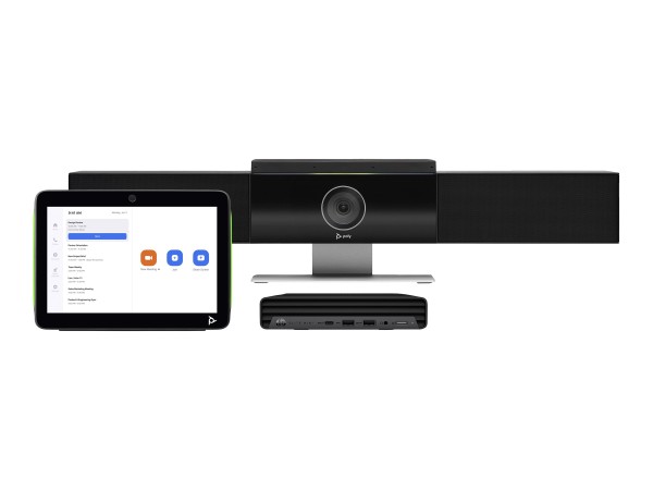HP Poly Zoom Room Base Kit HP Mini PC w/TC10 (ABB) 9J6C4AA