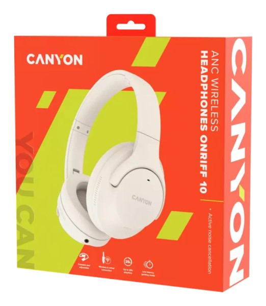 CANYON CANYON Bluetooth Headset OnRiff 10 On-Ear/ANC/BT5.3 beige