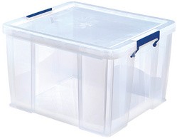 Fellowes Aufbewahrungsbox ProStore, 48 Liter, transparent