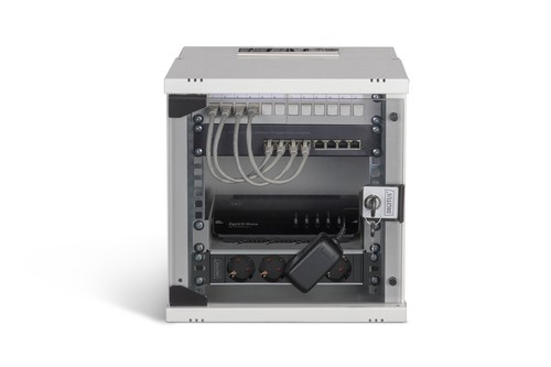DIGITUS DIGITUS Netzwerk-Set 254 mm (10") - 6HE, 312x300 mm (BxT) gr