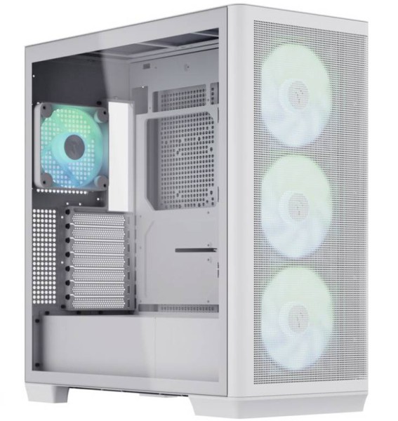 AEROCOOL Midi APNX C1 MicroATX/ATX/MiniITX o.N. (white) APCM-CR01043.21