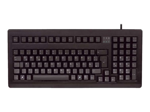 CHERRY 19Z CompactKeyboard GB-Layout USB / PS/2 schwarz G80-1800LPCGB-2