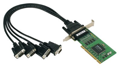 MOXA Serielle 16C550 RS-232 PCI Karte, 4 Port