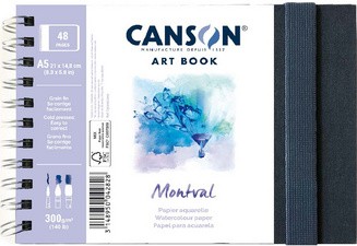 CANSON Skizzenbuch ART BOOK Montval, 200 x 200 mm