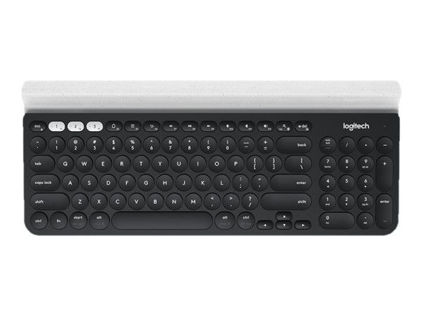 LOGITECH K780 Multi-Device Wireless Keyboard - DARK GREY/SPECKLED WHITE - 2 920-008040